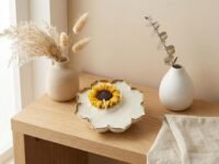 Sunflower Urli Candle with Vanilla Jasmine Fragrance | Handcrafted Floral Wax Candle in Metal Urli | Aesthetic Home Décor, Festive & Gifting Candle