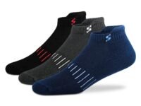 Supersox Bamboo Ankle Length Socks for Man | 4 Times Softer than Cotton | Sustainable Fabric | Anti-Odour Socks for Sports, Gym & Daily Wear | Pack of 3