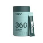 Supply6 360 Ultimate Health Powder for Women & Men | Daily Supplement with 63+Vitamins, Minerals, Probiotics, and Superfoods | Daily Greens | Gut Health supplement, Energy, Immunity (15 Servings)