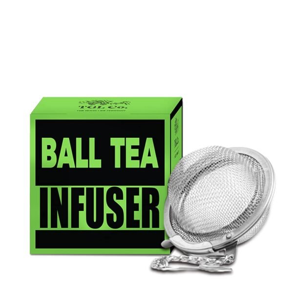 TGL Co. Stainless Steel Ball Tea Infuser |Perfect for Loose Leaf Teas, Herbals, Spices | Fine Steeper, Diffuser, Filter
