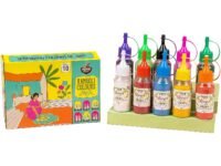 TOTA 10 Rangoli Colour Powder Bottles – Diwali Decoration Item Floor Rangoli Art Colours | Rangoli Color Powder Rang for Navratri Onam Pongal Pooja Mandir – 10 Rangoli Maker Bottles