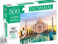 Taj Mahal 500-Piece Jigsaw Puzzles for Kids and Childrens Realistic Illustration Brain Booster Gifts, Fun and Creative Game - Ages 9+ (500 Pcs)