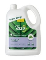 Tazo Multi-purpose Bathroom Cleaner (5 Litre Pack of 1), Biodegradable & Plant Powered Bathroom Disinfectant Liquid, Removes Hard Stains, Grime & Soap Scum, Kills 99.99% Germs, Safe On Skin