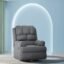 The Sleep Company Luxe Motorised Recliner Sofa | Patented SmartGRID Technology | German Engineered Mechanism | 1 Seater - Superior Seat Comfort | Premium Upholstery | Grey | Free Installation