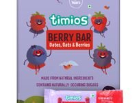 Timios Berry Bars – Healthy Energy Snack Bars for Kids & Adults | Made with Real Berries & Nuts | Nutritious On-the-Go Snack | Pack of 20