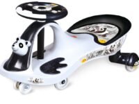 Toyzone Baby Panda Kids Magic Car/Swing Car Ride On -Multicolour