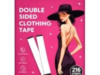UB Unity Brand 216 Strips Double Sided Tape for Fashion, Clothing and Body Tape | All Day Strength Invisible Dress Tape for women | Gentle to stick on Skin and clothes | Transparent
