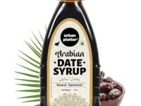 Urban Platter Date Syrup, 400g (Made from 100% dates | Deep, Malty Sweetness | Baking & Everyday Sweetening)