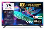 VW 190 cm (75 inches) Pro Series 4K Ultra HD Smart QLED Google TV VW75GQ1