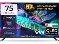 VW 190 cm (75 inches) Pro Series 4K Ultra HD Smart QLED Google TV VW75GQ1