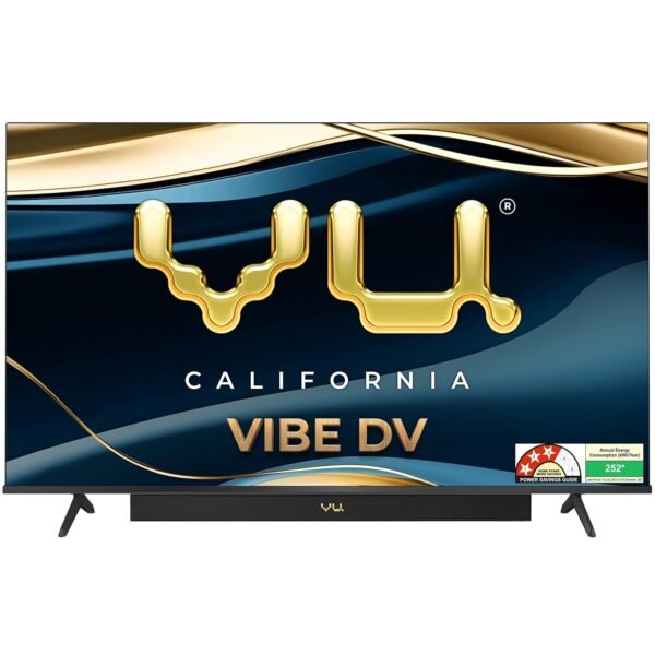 Vu 164cm (65 inches) Vibe Series 4K QLED Smart Google TV 65VIBE-DV
