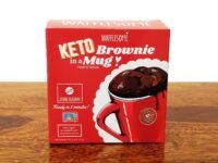 Wafflesome - Keto Brownie in a Mug ! | Instant Microwavable Keto Brownie Ready Mix | Low Carb, High Protein, Gluten Free | Zero Sugar (Pack of 2 with Measuring Scoop, Makes 2 Mugs Brownies)