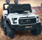 Wishmaster Driving 4 Motors with Bluetooth EV Jeeps for 1, 2, 3, 4, 5, 6 Years | Remote + Steering + Mobile App Control | Kids Car | Birthday Gift