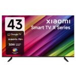 Xiaomi 108 cm (43 inches) X Series 4K Ultra HD Smart Google LED TV L43M8-A2IN (Black)