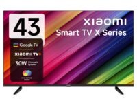 Xiaomi 108 cm (43 inches) X Series 4K Ultra HD Smart Google LED TV L43M8-A2IN (Black)