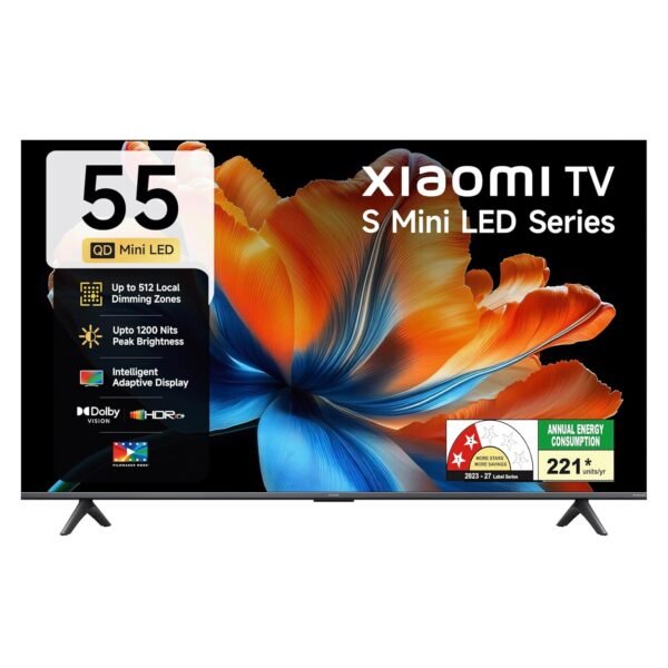Xiaomi 138 cm (55 inches) 4K UHD Smart Quantum MagiQ S Mini LED Google TV L55MC-IN