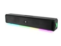 ZEBRONICS VITA BAR 150 Wireless Bluetooth Soundbar, 20W RMS, 2.0 Channel, Dual (52mm Driver & Passive Radiator), Upto 8 Hours Playback, Built in Battery, BTv5.3 | USB | mSD | AUX | | TWS, RGB LED