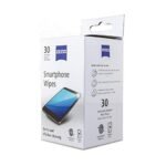 ZEISS Smartphone Wipes 30 Count - Pack of 1| Perfect Screen Cleaner for Smartphones, Mobile Phone, Laptops, Tablets, TVs and other screen devices