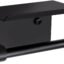 Zollyss Toilet Paper Holder with Shelf, Stainless Steel Wall Mounted Tissue Roll Paper Dispenser Holder, Washroom Bathroom Matte Black Toilet Paper Roll Holde