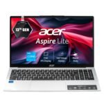 acer Aspire Lite, 13th Gen Intel Core i3-1305U, 8GB RAM, 512GB SSD, FHD, 15.6"/39.62cm, Windows 11 Home, Steel Gray, 1.59KG, AL15-53, Metal Body, Thin and Light Premium, Laptop