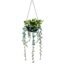fancymart Artificial Wisteria in Boat Hanging Pot (Height : 60 cm) Artificial Flowers Home Decor Items, Wall hangings for Home Decoration