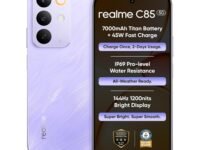 realme C85 5G Smartphone 4+128GB Purple, 6.8inch Screen, 144HZ Vision Display, 45W Fast Charge, 7000mAh Battery, 4+50MP Camera, MediaTek Dimensity 6300, IP69