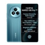 realme NARZO 80 Pro 5G (Racing Green,8GB+256GB) | Segment's 1st MediaTek Dimensity 7400 Chipset | 6000mAh Titan Battery + 80W Ultra Charge | 4500nits HyperGlow Esports Display | IP69 Waterproof