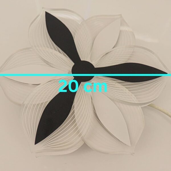 swanart Glowora RGB Color Changing Acrylic & Metal Flower-Shaped Chandelier Light – Modern 10W Decorative Ceiling Light for Living Rooms, Bedrooms, and Kids' Rooms