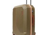 uppercase Vector (Large) 75cm, Check-in Sustainable Trolley Bag, Hardsided Anti-Scratch 8 Wheel Double Spinner Luggage, TSA Lock & Anti-Theft Zippers, Suitcase for Unisex, 2000 Days Warranty (Brown)