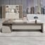 Lakdi Director & Executive L-Shape Office Table Luxury Desk Made in Particle Board with Side Unit Locking Drawer and Storage Wire Manager & CPU Storage - LDL-614_RFT