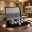LEDO Men's and Women's Watch Box Holder Organizer Case In 10 Slots of watches In PU Leather with Royal Black & Gray color