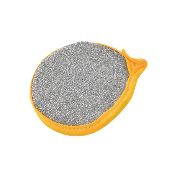 Dual-Sided Dishwashing Sponge Brush – Comfortable, Durable Kitchen Cleaning Tool (1 Pc)