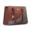 ZOUK Women's Office Essential Bag | Jute | Vegan Leather Handcrafted Tote Bag With Double Handle Shoulder Strap