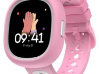 Noise Junior Champ 3 Smart Watch for Kids | 3-in-1 Look with 2 Switchable Bumpers, in-Built Learning Hub, Habit Builder, Exam & School Mode, SOS, 100+ Cloud Faces, Parental Control (Cotton Cloud)