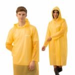 Lifelong Waterproof Unisex Rain Coat Hooded Full Sleeves Outdoor Men, Women, Boys & Girls Rainwear Poncho Raincoat for Camping, Hiking & Travelling (1Pc)