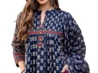 Amayra Women's Pure Cotton Printed A-Line Kurta Set with Palazzo Pants & Dupatta- Ethnic Wear