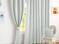 Story@Home 100% True Blackout Window Curtains 5 Feet Long Set of 1 | Plain Design | Room Darkening Curtain | Thermal Insulated Curtains for Living Room, Bedroom | (118 x 152 cm, Grey)