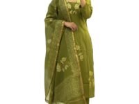 ANNI Designer Women's Rayon Viscose Straight fit Printed Embroidered Kurta with Pant & Dupatta | Ethnic Kurta Set for Women | Daily, Office & Festive Traditional