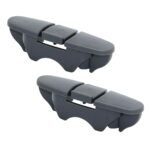 2Pcs Dishwasher Upper Dishrack Slide Rail Stop Clips Parts Repair Components