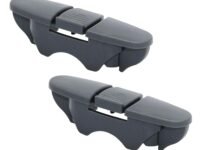 2Pcs Dishwasher Upper Dishrack Slide Rail Stop Clips Parts Repair Components