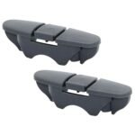 2Pcs Dishwasher Upper Dishrack Slide Rail Stop Clips Parts Repair Components