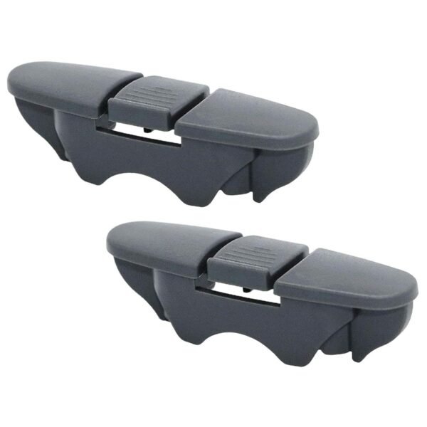 2Pcs Dishwasher Upper Dishrack Slide Rail Stop Clips Parts Repair Components