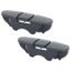 2Pcs Dishwasher Upper Dishrack Slide Rail Stop Clips Parts Repair Components