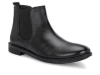 AADI Men's Synthetic Leather Lightweight Comfortable Trendy Outdoor Casual Shoes Slip On Chelsea Boots