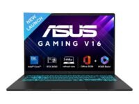 ASUS Gaming V16 (2025), Intel Core 5 210H (14th Gen), RTX 3050-6GB, 16GB RAM, 512GB SSD, FHD+, 16", 40 cm, Windows 11, M365 Basic(1yr)* Office24, Matte Black, 1.95 Kg, V3607VJ-RP134WS, Gaming Laptop