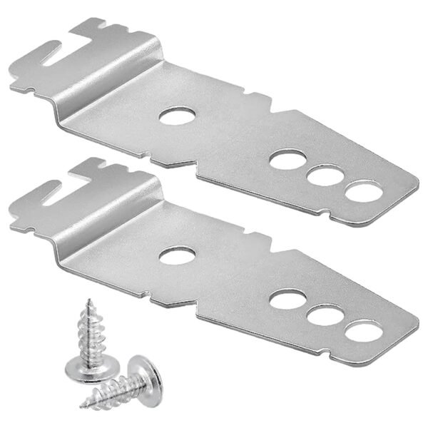 ATORSE 5X2Pcs 8269145 Dishwasher Mounting Bracket Rustproof Accessories for Wp8269145