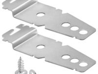 ATORSE 6X2Pcs 8269145 Dishwasher Mounting Bracket Rustproof Accessories for Wp8269145