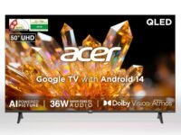 Acer 127 cm (50 inches) Ultra V Series 4K Ultra HD Smart QLED Google TV AR50QDVGU2875BD
