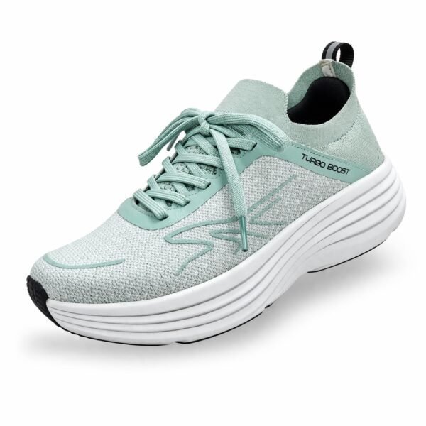 Allen Cooper Training,Men’s Lightweight Running Shoes | Breathable Mesh Sneakers with Cushion Comfort & Anti-Slip Sole | Walking, Gym, Training & Daily Wear Sports Shoes(651|TurboBoost|Color Options- Black,Olive,Green,Blue/Size-6,7,8,9,10)