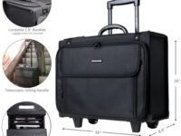 Alpine Swiss Rolling Briefcase Hard Side Catalog Case 17ââ‚¬Â Laptop Sleeve